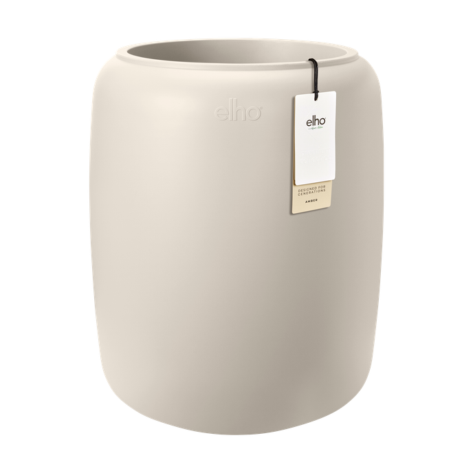 amber beads medium 40cm blanco lino